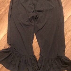 Matilda Jane black XXL ruffle flare pants
